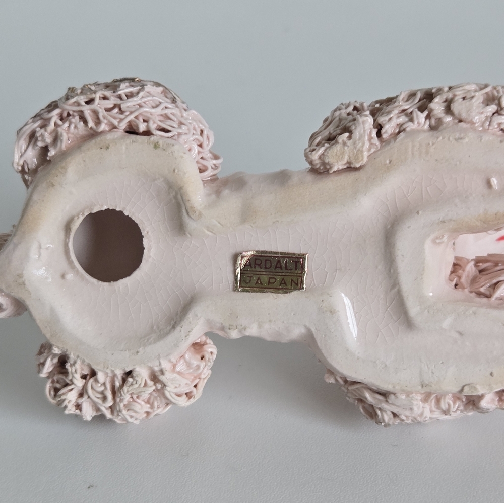 Rare Pink Spaghetti Poodle, Ardalt Japan - Picture 4 of 5